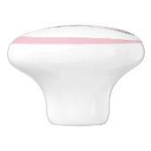 Pink Princess Tiara Girly Ceramic Knob セラミックノブ (側面)