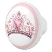 Pink Princess Tiara Girly Ceramic Knob セラミックノブ (右)