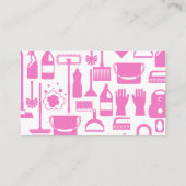 Pink Proホームクリーニングサービス 名刺 (裏面)