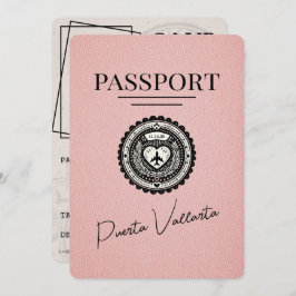 Pink Puerta Vallarta Passport日付の保存 セーブザデート