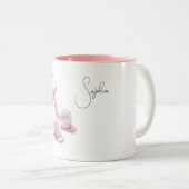 Pink Puffs High Heels ツートーンマグカップ (正面右)