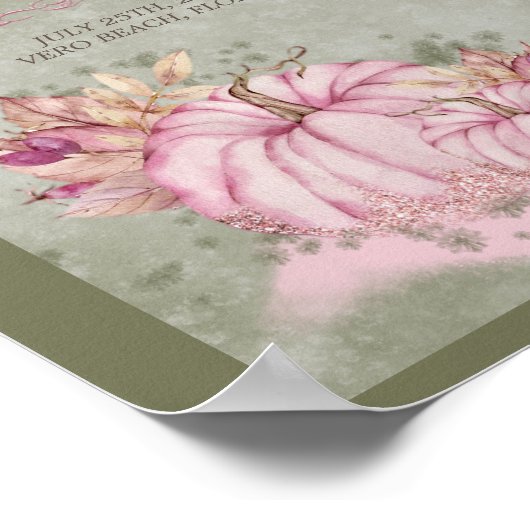 PINK Pumpkin - 結婚s Poster ポスター (角)