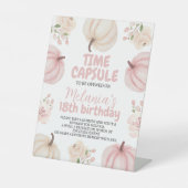 Pink Pumpkin Time Capsule Sign 台座サイン (正面)