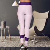 Pink Purple 40th Birthday Pet Cat Mom Personalized レギンス