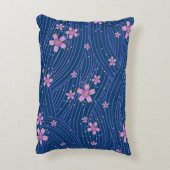 pink purple and blue アクセントクッション (裏面(縦))