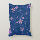 pink purple and blue アクセントクッション (正面(垂直))