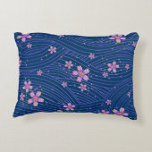 pink purple and blue アクセントクッション (裏面)