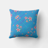 pink purple and blue クッション (裏面)