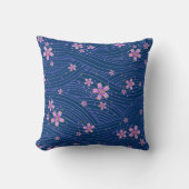 pink purple and blue クッション (正面)