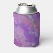 Pink, Purple and Silver Marble Pattern  缶クーラー (缶裏面)