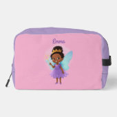 Pink & Purple Black Fairy Toiletry Bag ドップキット (裏面)