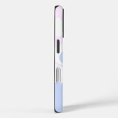 Pink Purple Blue Abstract Personalized Name Case-Mate iPhoneケース (裏面 / 右)