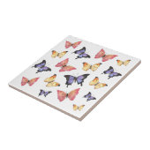 Pink Purple Butterflies タイル (側面)