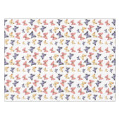 Pink Purple Butterflies テーブルクロス (正面(横))