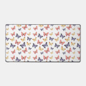 Pink Purple Butterflies デスクマット (正面)