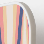 Pink& Purple Chevron Pattern Custom Name ピックルボールラケット (左詳細)