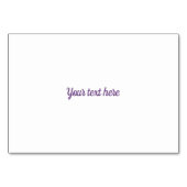 Pink Purple Floral  テーブルナンバー (裏面)