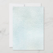 Pink Purple Glitter Mermaids 1st Birthday Party 招待状 (裏面)