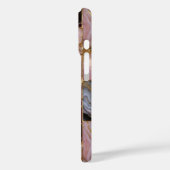 Pink Purple Marble Tile Phone Case Gold Mosaic iPh Case-Mate iPhoneケース (裏面 / 左)