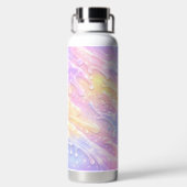  Pink & purple pastel colours AI art  ウォーターボトル (背面)