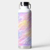  Pink & purple pastel colours AI art  ウォーターボトル (正面)