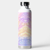  Pink & purple pastel colours AI art  ウォーターボトル (左面)