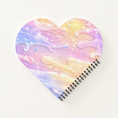 Pink & purple pastel colours AI art  ノートブック (裏面)