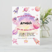 Pink Purple Planet Space First Trip Around the Sun 招待状 (スタンド正面)