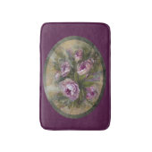 Pink / Purple Roses バスマット (正面縦)