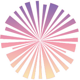 Pink Purple Shine Minimalist Mug | Glow Art マグカップ