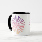 Pink Purple Shine Minimalist Mug | Glow Art マグカップ (正面左)