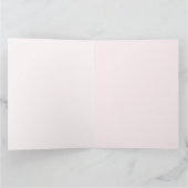 Pink Purple Unicorn Head カード (内部)