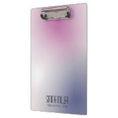 Pink Purple White Minimalist Aesthetic Gradient クリップボード (左)
