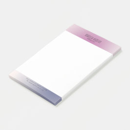 Pink Purple White Minimalist Aesthetic Gradient ポストイット