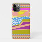 Pink Purple Yellow Sunset Yacht Case-Mate iPhoneケース (裏)