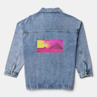 Pink Pyramids for Men T-Shirt Denim Jacket デニムジャケット