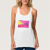 Pink Pyramids T-Shirt Tank Top タンクトップ (正面)