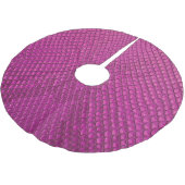 Pink Python:スネークスキンテクスチャ。 ブラッシュドポリエステルツリースカート (アングル)