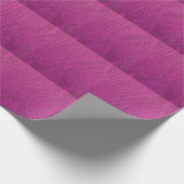 Pink Python:スネークスキンテクスチャ。 ラッピングペーパー (角)