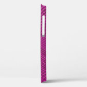 Pink Python:スネークスキンテクスチャ。 Case-Mate iPhoneケース (裏面 / 左)