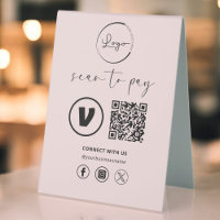 Pink QRコード支払 – ビジネスロゴを支払うスキャン