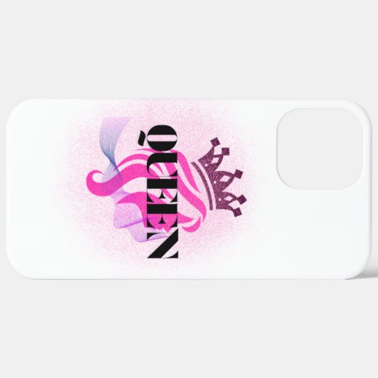 Pink Queen Crown Design – Confident Feminine Power Case-Mate iPhoneケース (裏面 / 右)