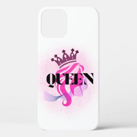 Pink Queen Crown Design – Confident Feminine Power Case-Mate iPhoneケース (裏面)