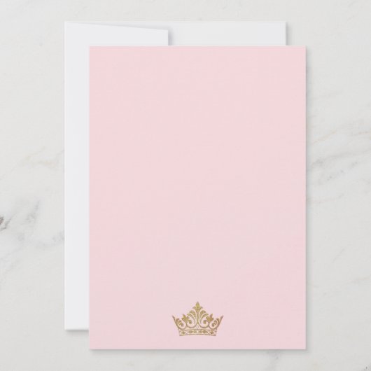 Pink Quinceañera Invitations 招待状 (裏面)