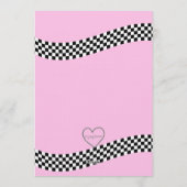 Pink Racecar, Can't Catch Me 3rd Birthday 招待状 (裏面)