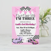 Pink Racecar, Can't Catch Me 3rd Birthday 招待状 (スタンド正面)