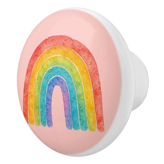 Pink Rainbow Knob. セラミックノブ (右)