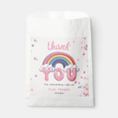 Pink Rainbow One First Birthday フェイバーバッグ (正面)