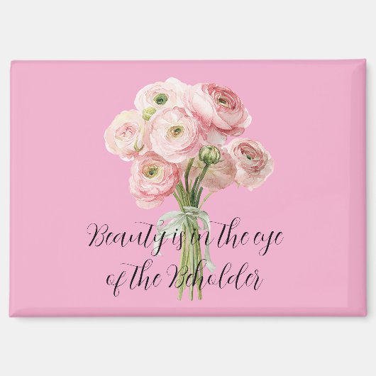 Pink Ranunculus Flowers   マグネット (正面)