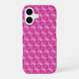 Pink Ranunculus – Modern Floral Design iPhone 16ケース